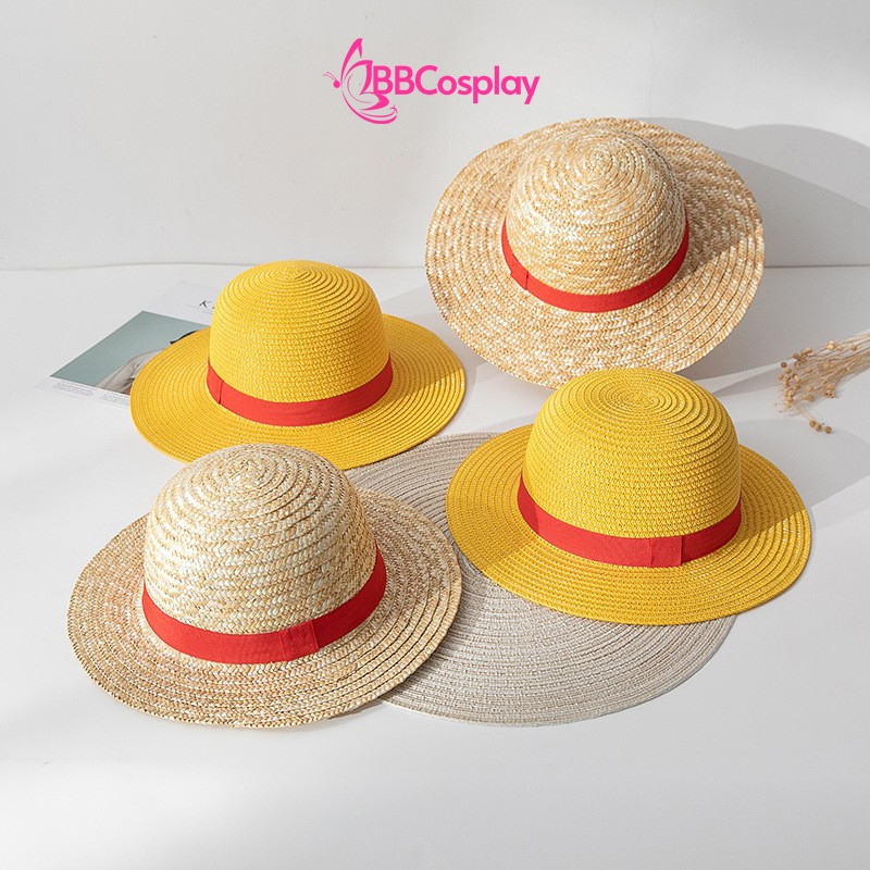 BBCOSPLAY - Nón Luffy (Mũ Rơm Luffy) 35Cm - 6811