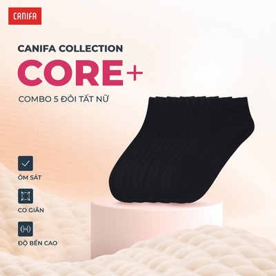 Combo 5 đôi tất nữ CANIFA co giãn ôm chân chống bai dão PS25 6AX25A004