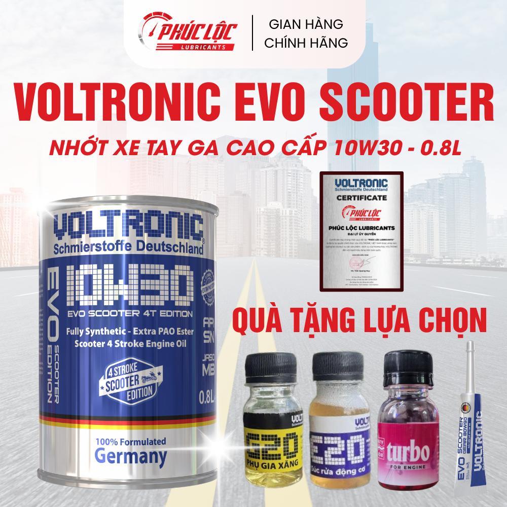 Dầu Nhớt Động Cơ Xe Máy Voltronic Evo Scooter 4T 10W30