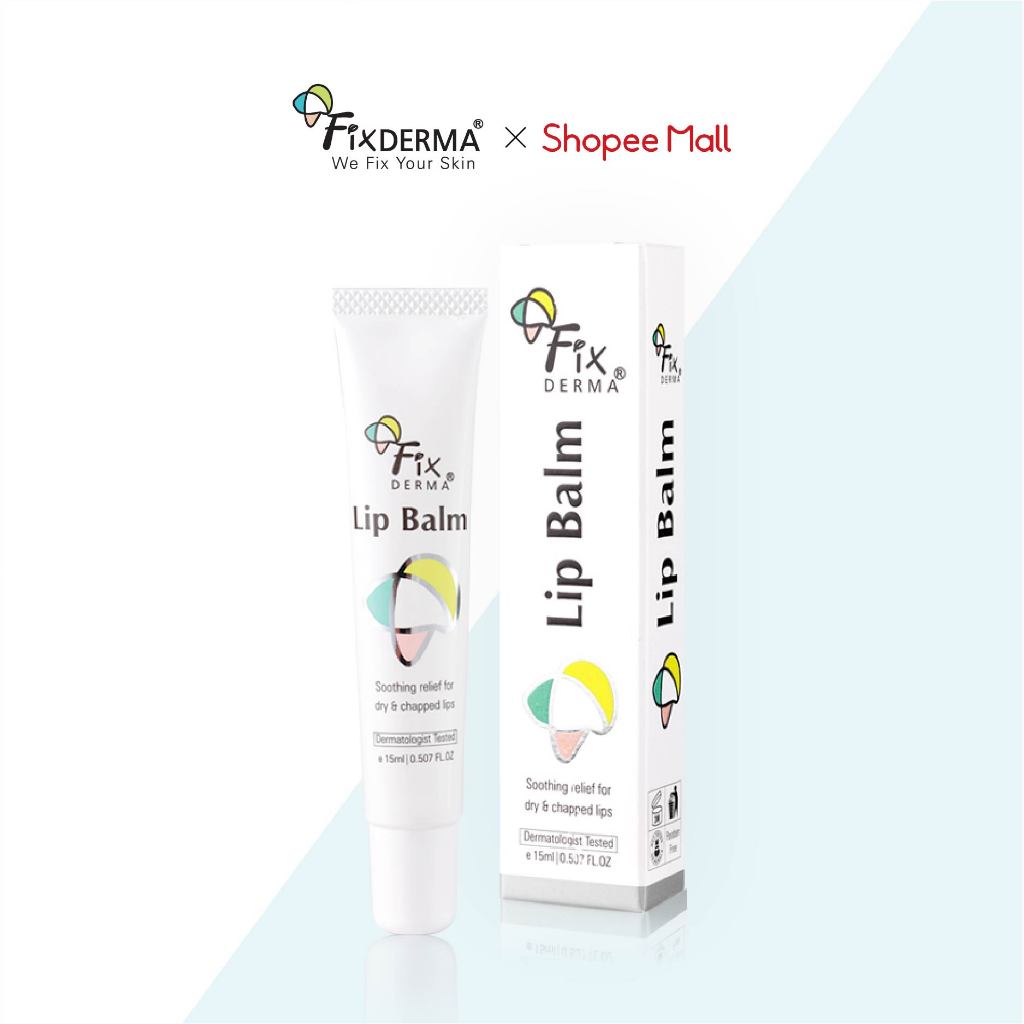 Fixderma - Lip Balm 15ml Son Dưỡng Môi Giúp Mềm Mịn, Giảm Khô Và Nứt Nẻ Môi - Hùng Lợi