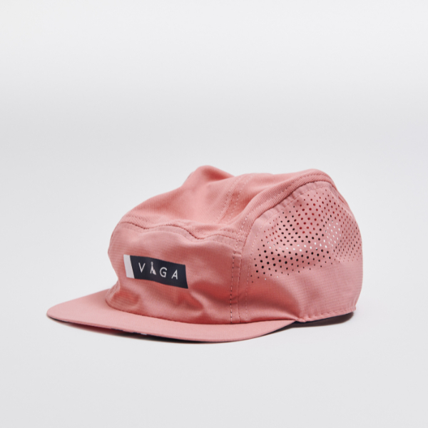 Nón VAGA - Feather Racing Cap - Hồng (Peach/Navy Blue)