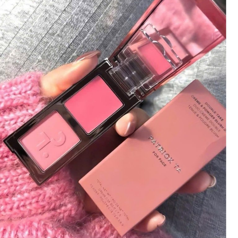 [ mini bill us] MÁ HỒNG 2 Ô PATRICK TA DOUBLE TAKE DUO CREAM BLUSH-doriscosmetic