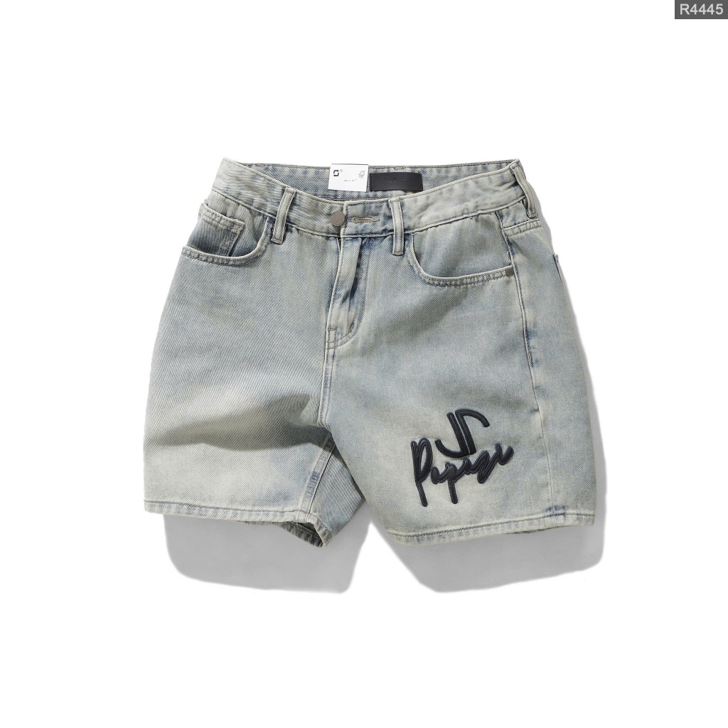 Quần short trên gối Mã_R4445,gam màu xanh, dễ phối đồ, phong cách cá tính - PAPAZI