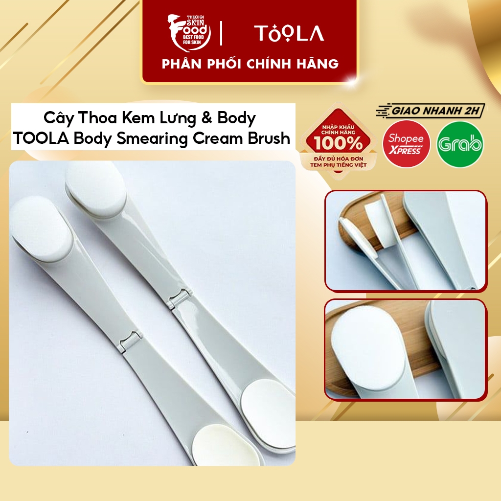 Cây thoa kem lưng & body TOOLA Body Smearing Cream Brush - BT-TLA075 ThegioiSkinfood
