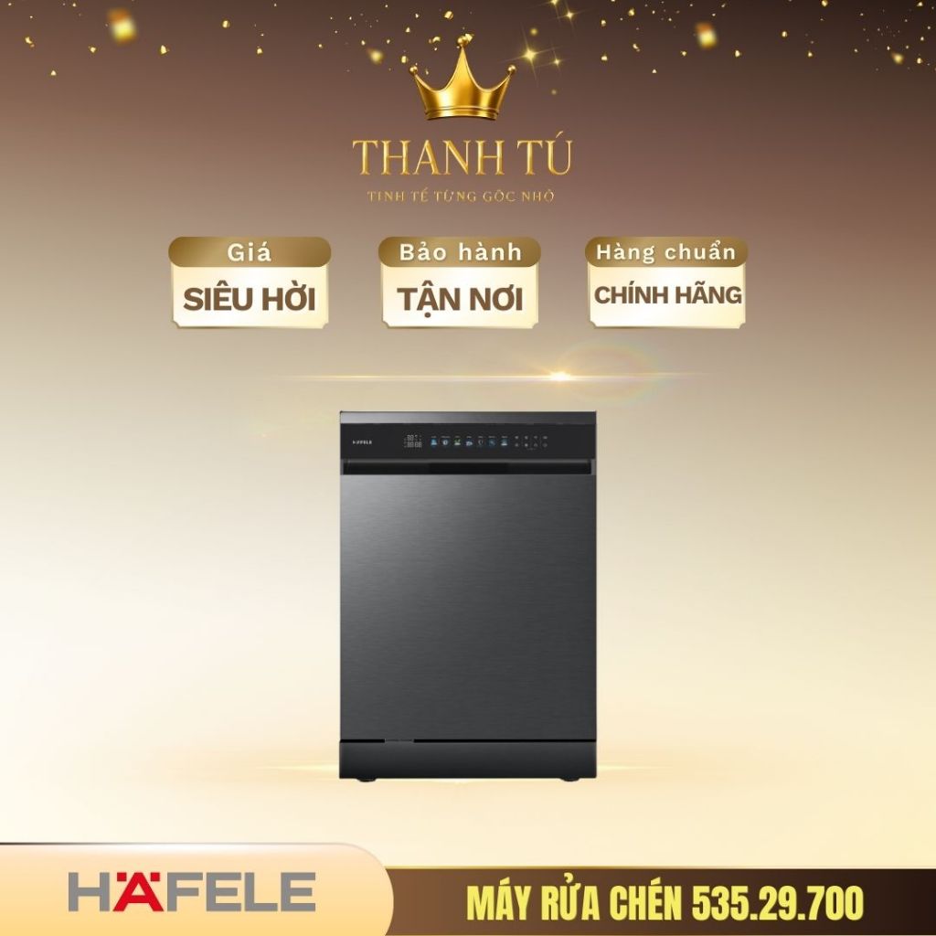 Máy rửa bát Hafele HDW-F6072B – Công nghệ sấy tăng cường, tiết kiệm điện nước