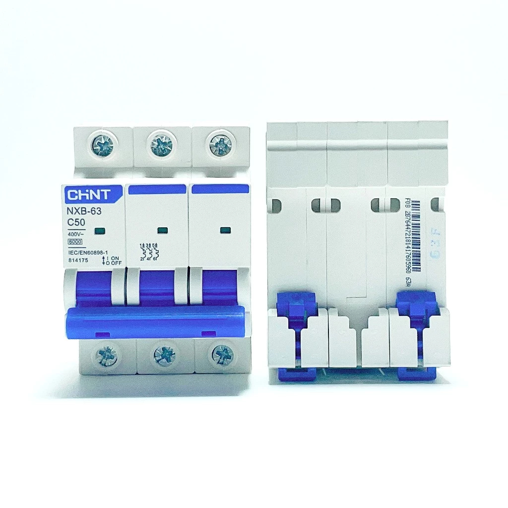 Aptomat MCB 3 Pha NXB-63 Chint 6A~63A Dòng Cắt 6kA