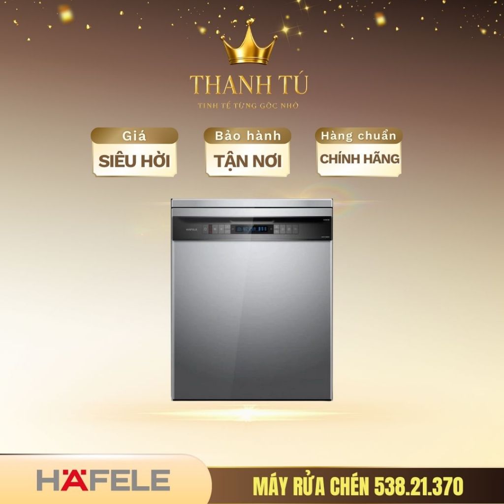 Máy rửa bát Hafele HDW-F6051S 538.21.370 – Động cơ BLDC Inverter, Tiết kiệm năng lượng