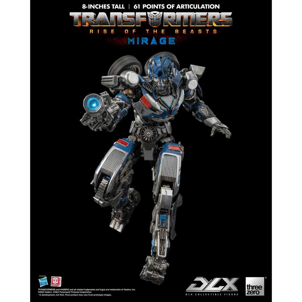 Mô Hình Transformers - Rise of the Beasts - DLX Mirage ROTB - ThreeZero [Hàng New]