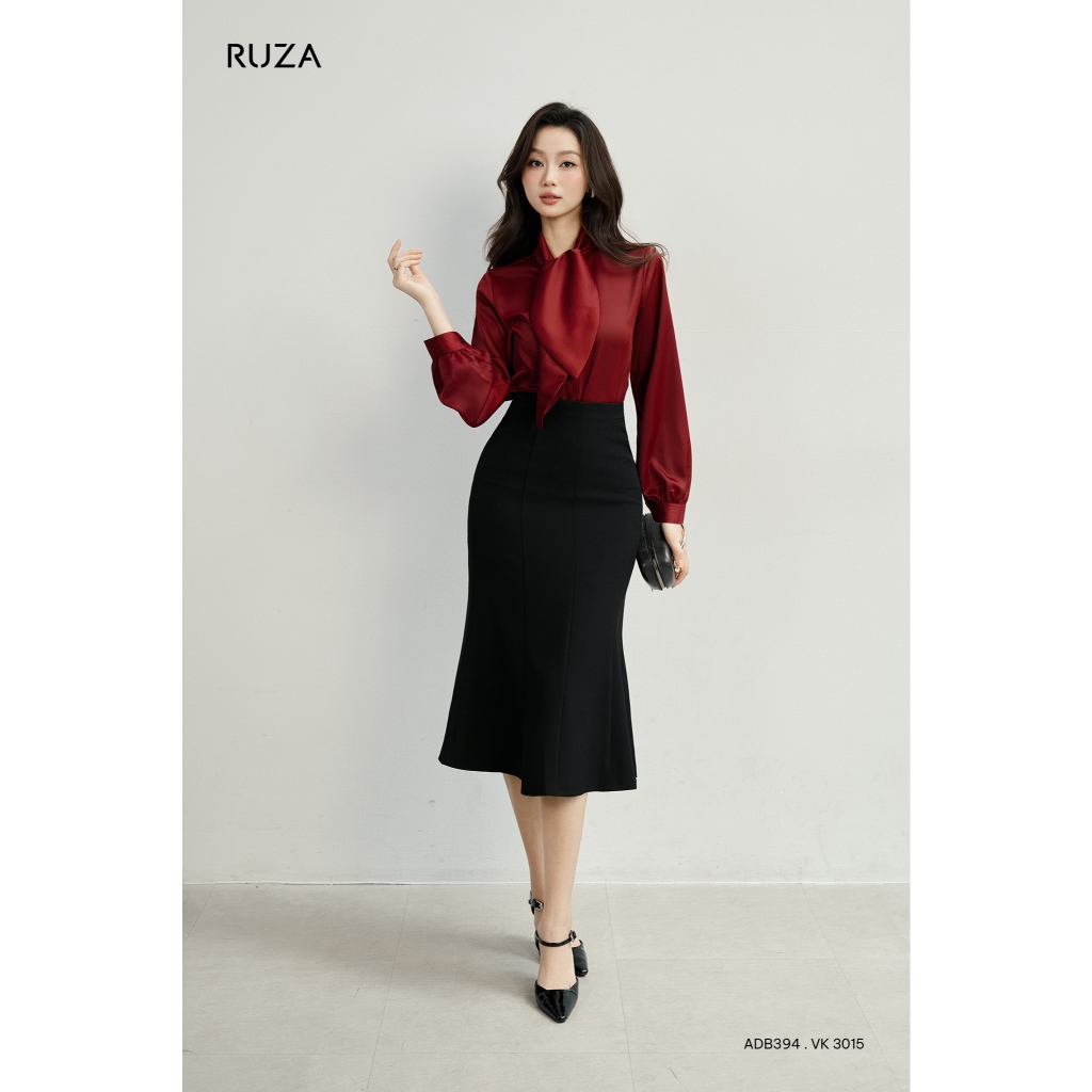 Chân váy đuôi cá kiểu nữ RUZA công sở thanh lịch thời trang VK 3015