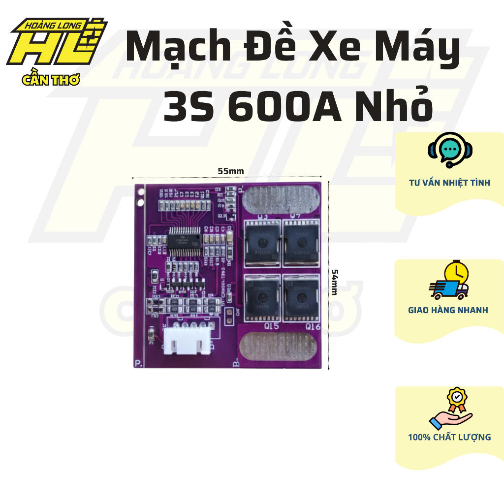Mạch Đề Xe Máy Nhỏ 3S 600A