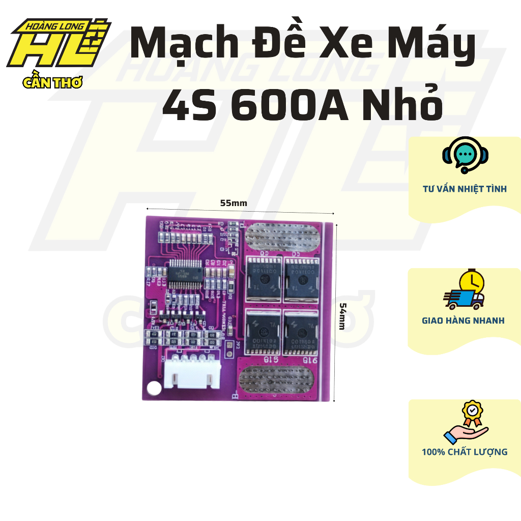 Mạch Đề Xe Máy Nhỏ 4S 600A
