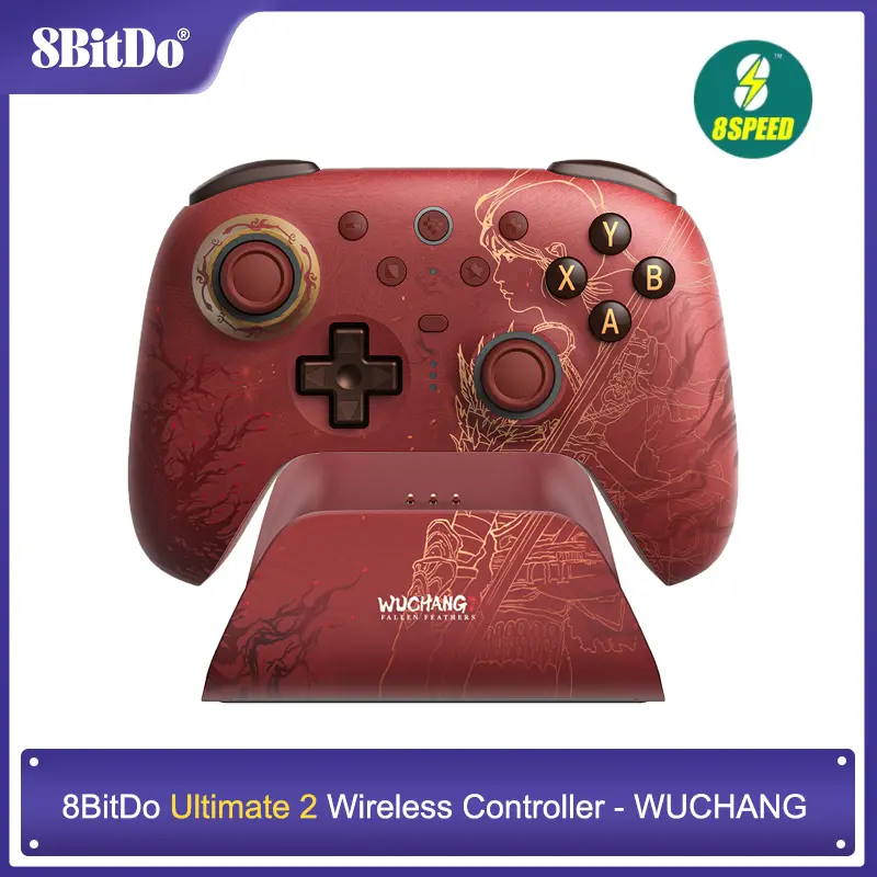 Tay cầm không dây 8BitDo Ultimate 2 WUCHANG MINGMO cho PC và Android - Chính Hãng