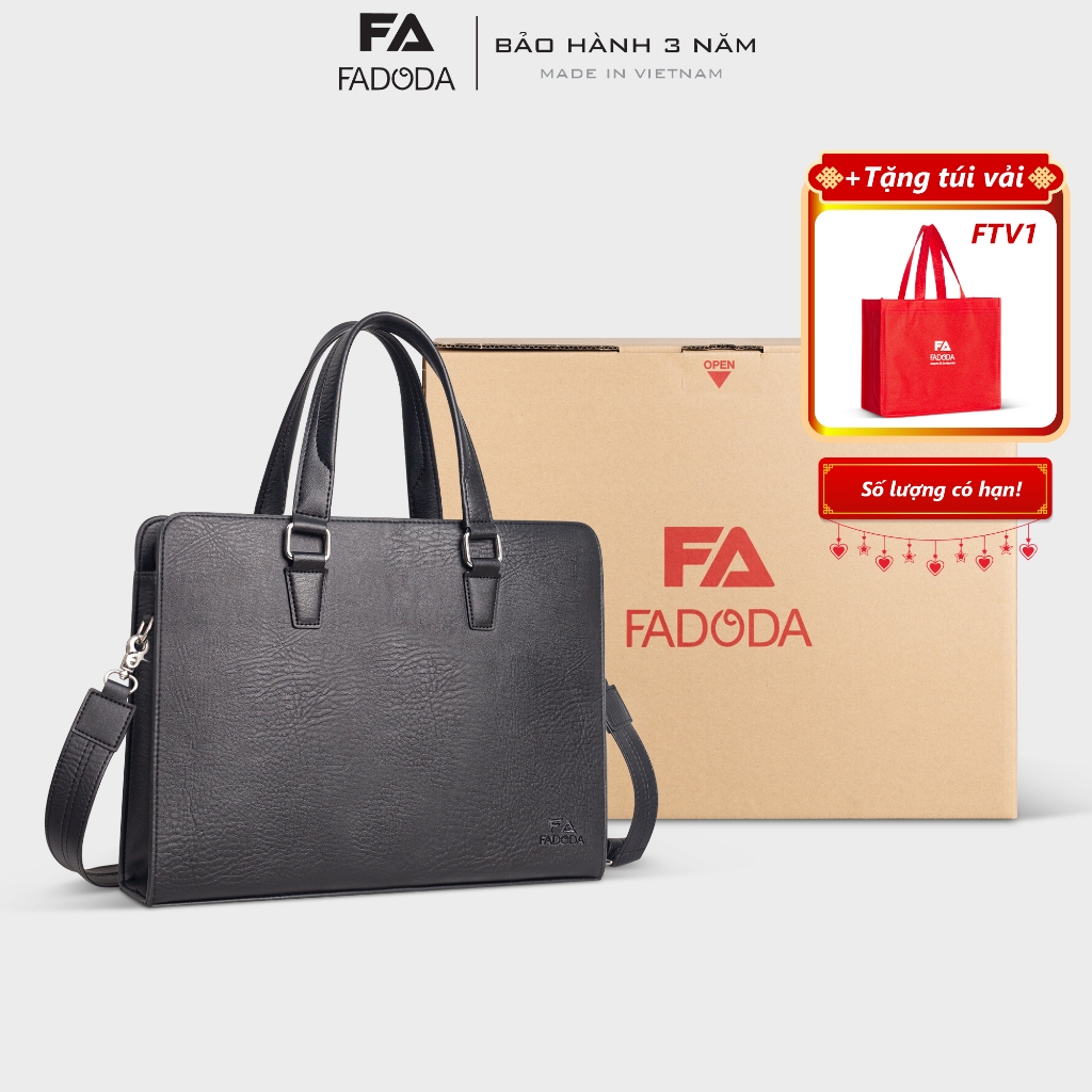 Cặp da thời trang công sở lịch lãm Fadoda FCD316