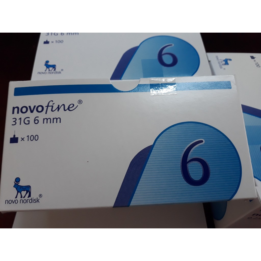 Hộp 100 kim Đầu kim tiểu đường Novofine 31G 6mm - Novo nordisk
