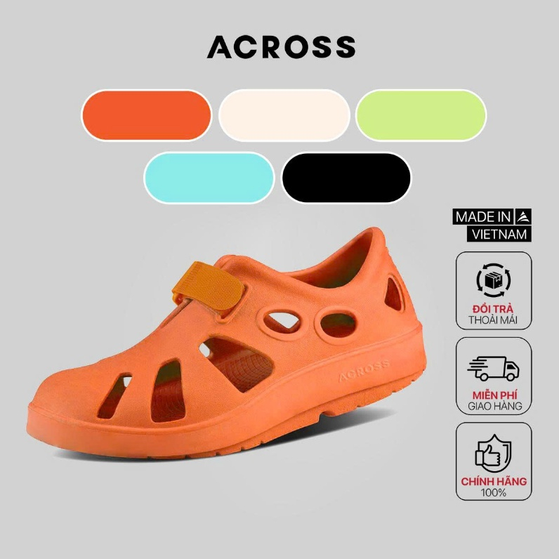 Dép thể thao chạy bộ Nam Nữ Across Flowstep massage thư giãn - Đa năng. Chất liệu EVA cao cấp.