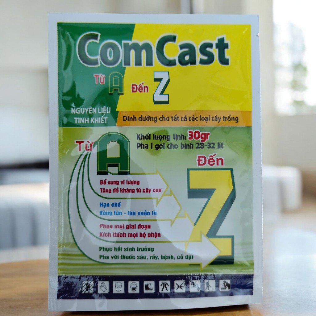 🌱 Phân Bón Comcast 30g – Dinh Dưỡng Từ A Đến Z, Cây Khỏe, Lá Xanh, Ra Rễ Mạnh, Tăng Đề Kháng