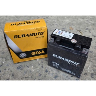 Ắc quy xe máy Honda Dream, Suzuki Viva, Yamato Jupiter/Taurus/ Sirius 12V 6Ah Duramoto GT6A