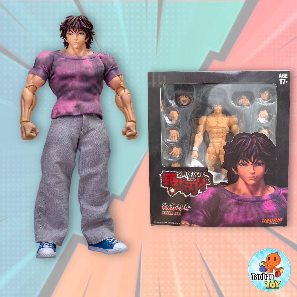 Mô Hình Baki Hanma Son of Ogre BBTS Exclusive Storm Collectibles 1/12  Action Figure