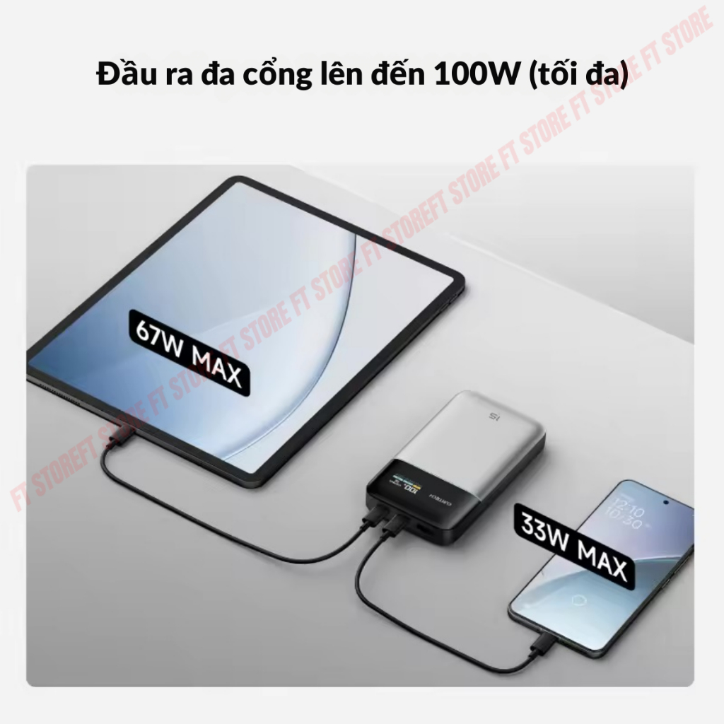 Pin dự phòng Cuktech 15 Air Power Bank PB150S 15.000mAh Thiết kế siêu mỏng nhẹ, màn hình tiện lợi | BigBuy360 - bigbuy360.vn
