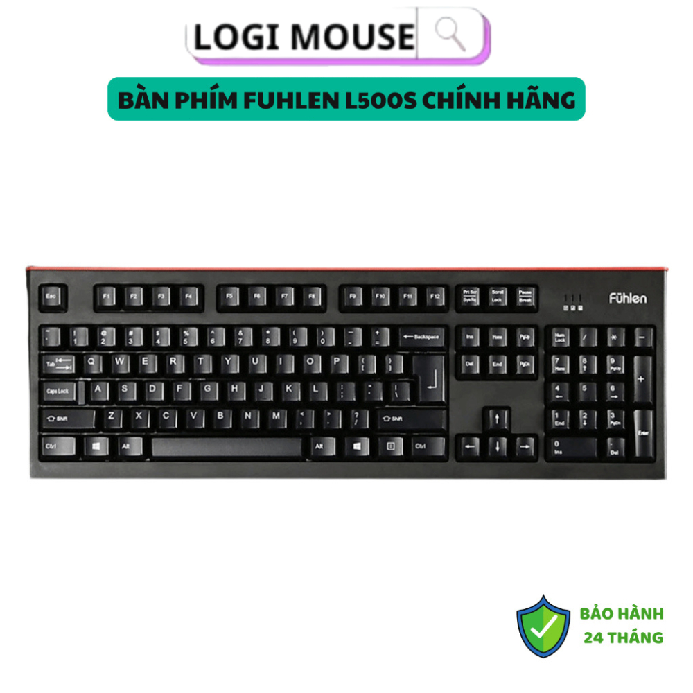Bàn Phím Giả Cơ Gaming Fuhlen L500s - Chính Hãng Bảo Hành 24 Tháng - Thiết Kế Chống Nước - Bàn Phím 