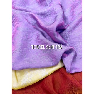TƠ TENCEL Mềm rũ, nhẹ, mỏng, tưng, nhăn tự nhiên.