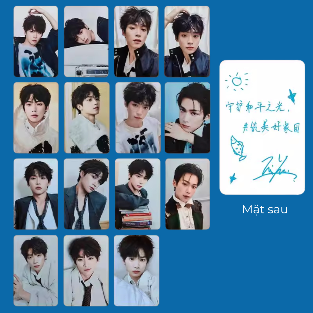 SET CARD ZIYU TẠP CHÍ GIAO THÔNG UNOFFICIAL card ảnh tử du cán bóng in 2 mặt