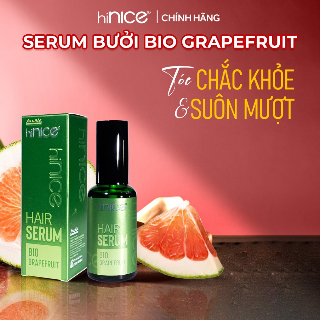 Serum Dưỡng Tóc hiNICE Bio Grapefruit Chăm Sóc Tóc Xơ Yếu & Giữ Nếp Tóc