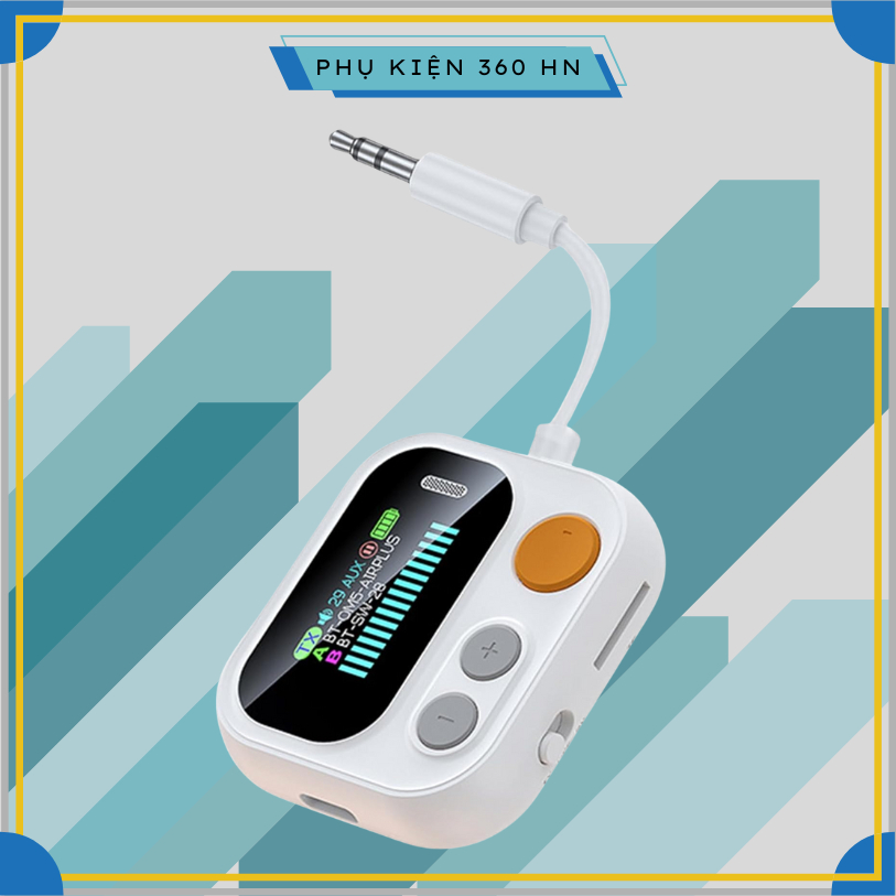 Bộ Thu Phát Âm Thanh Bluetooth 5.4 2 trong 1 Phát lại thẻ TF, AUX 3.5MM JS11