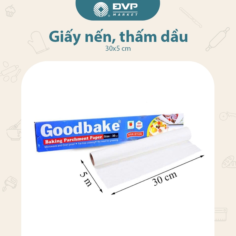 Giấy nến, giấy dầu kích thước 30x5 cm