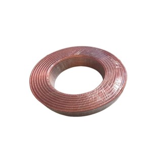 Cuộn 80M dây loa cao cấp Helin 2 ly màu nâu đỏ lõi đồng nguyên chất, vỏ nhựa dẻo PVC siêu bền