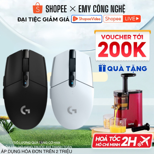 Chuột Chơi Game G304 Không Dây, Lightspeed,Gaming Giá Rẻ Siêu Mượt, Siêu Nhẹ | BigBuy360 - bigbuy360.vn