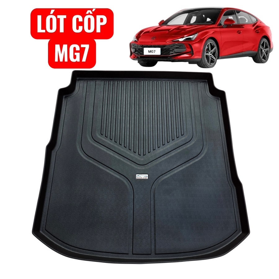 MG7 - Riêng lót cốp MAXXCAR nhựa TPE nguyên sinh đúc 5D tràn viền c xe MG7 2024,2025,2026+