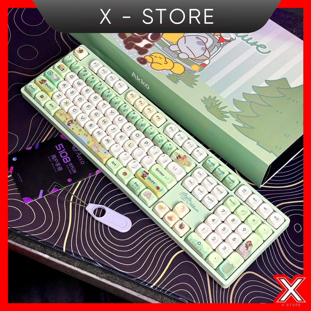 Bàn phím cơ AKKO 5108B Plus The Legend of Hei (Hàng Chính Hãng)