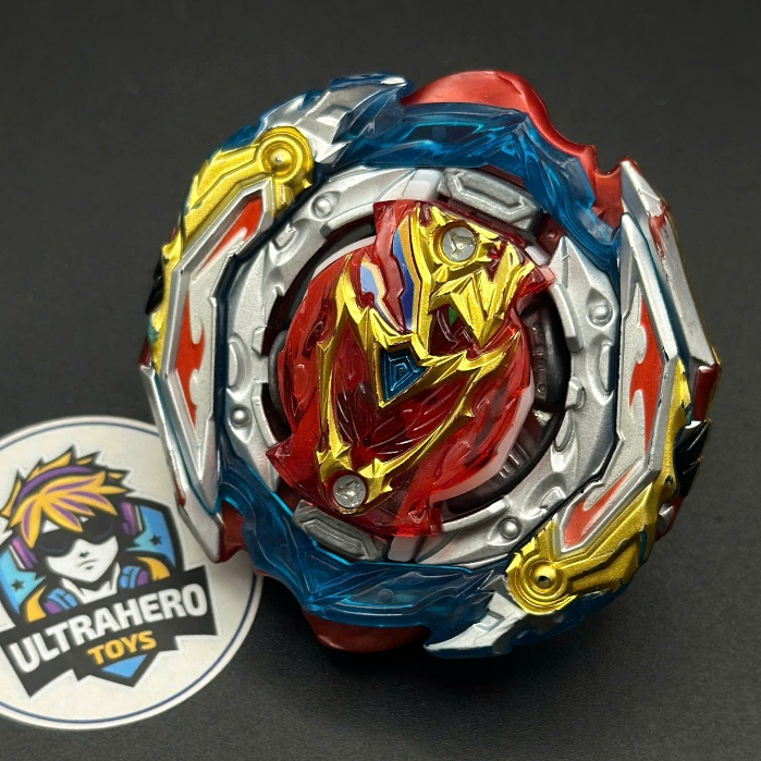 Con quay Beyblade Burst B-201 Zest Achilles Illegal Quattro'-4 (Đã sử dụng)