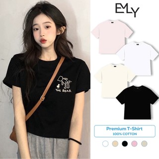 Áo Thun Croptop Nữ Basic Y2K Streetwear  - Chất Cotton 100% Mịn Đẹp - Form Lửng Cổ Tròn Cực Xinh - Hàng Hot Trend