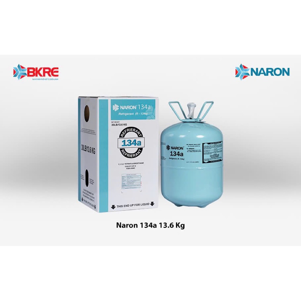 Ga lạnh R134 bình 13,6kg điều hòa ô tô- tủ lạnh-tủ mát nhập khẩu chính hãng