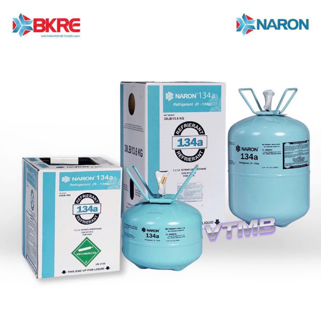 ga lạnh R134 Điều Hoà ÔTÔ tủ lạnh  R134 loại 3kg,13,6kg NHẬP KHẨU CHÍNH HÃNG