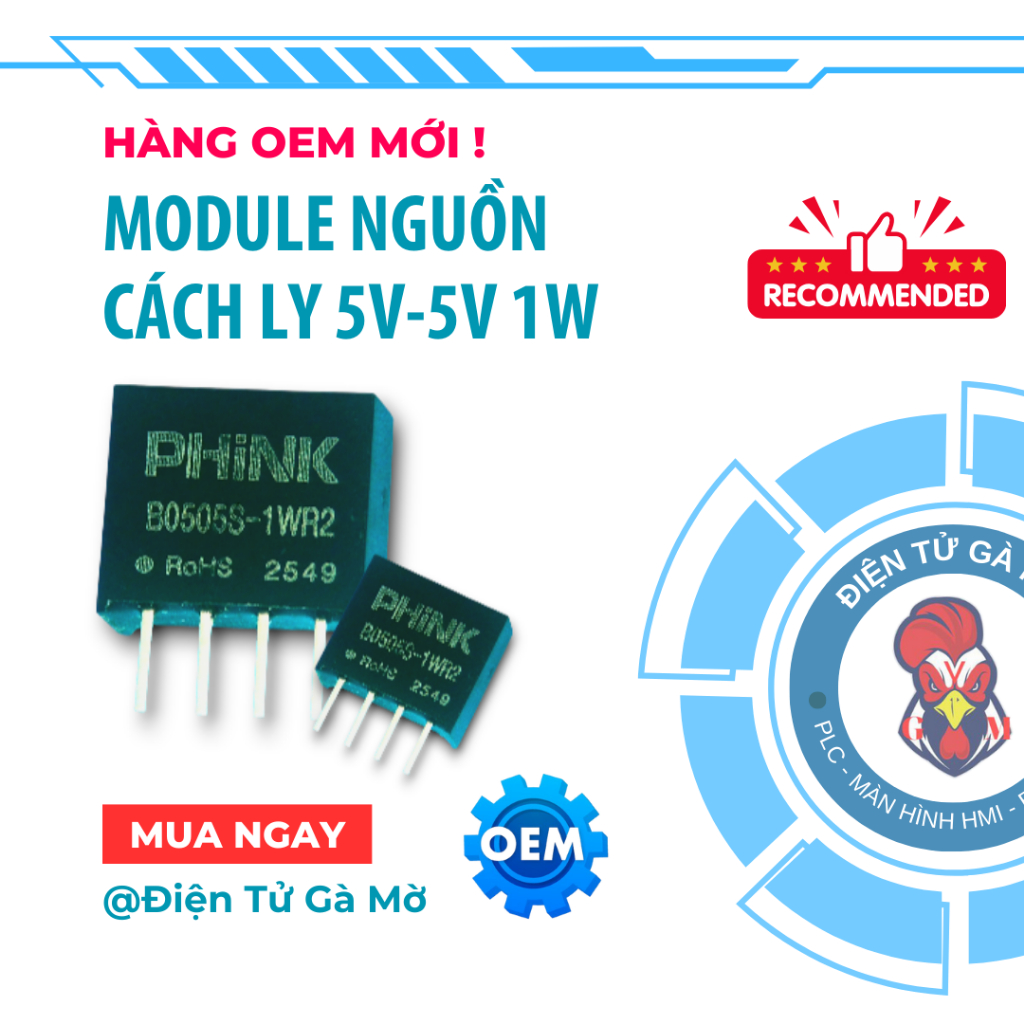 [1 CÁI] Module Nguồn Cách Ly DC-DC 5V Sang 5V 1W, B0505S-1W B0505S-1W2 B0505S-1W3