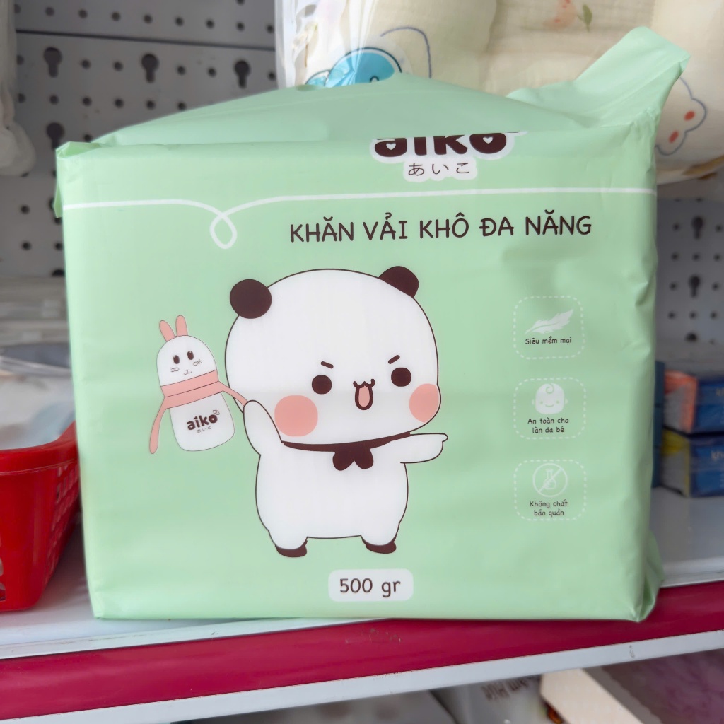 Khăn vải khô Aiko 500gram