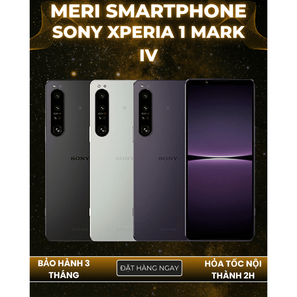 Điện Thoại Sony Xperia 1 Mark IV ( X1 mark 4 ) 12/256G 2 SIM Máy Đẹp nguyên zin