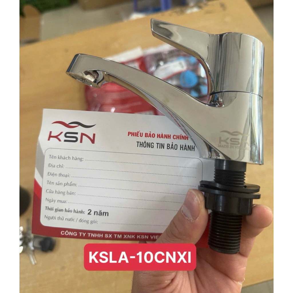 Vòi Lavabo Lạnh chính hãng KSN (vòi nhựa)