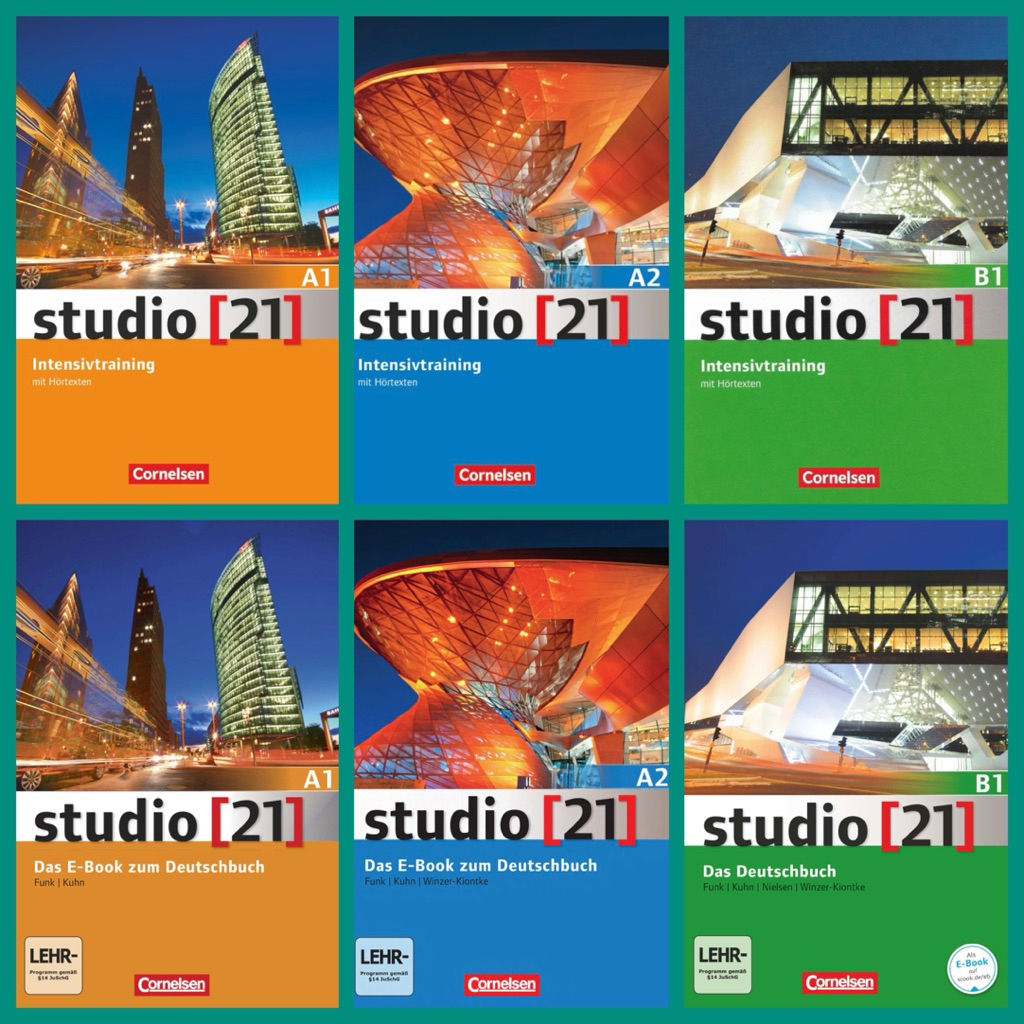 Sổ giáo trình Studio 21 A1/ A2/ B1 dành cho người mới học tiếng Đức