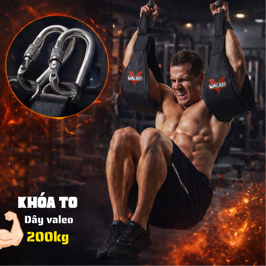 Dây Treo Người Hỗ Trợ Tập Bụng 6 Múi AB STraps