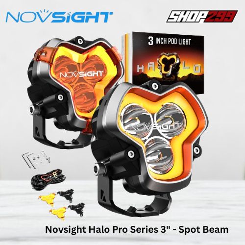 Đèn Trợ Sáng NOVSIGHT HALO PRO SERIES 3'' - SPOT BEAM 60W