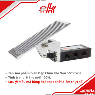 Van đạp chân hơi - VAN Khí Nén - Van Điều Khiển Xy Lanh Bằng Chân