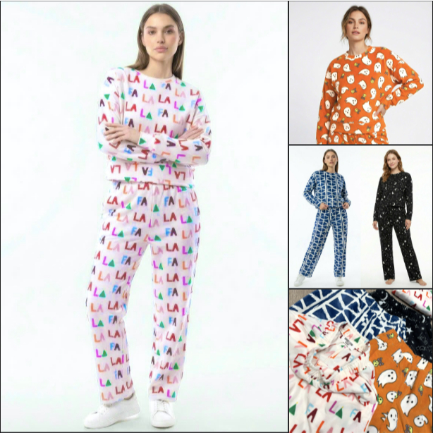 Bộ đồ nỉ bông dài tay D0uble Zer0 BND01 (Form nhỏ)