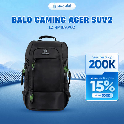 [Hàng tặng không bán] Balo Acer Gaming Predator SUV 1/ SUV2 - Chính Hãng