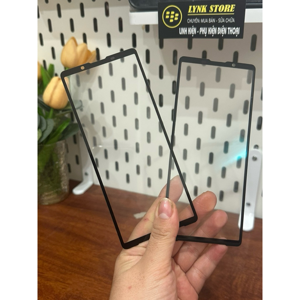 Kính Ép Liền Keo OCA Điện Thoại Sony 5 mark 5