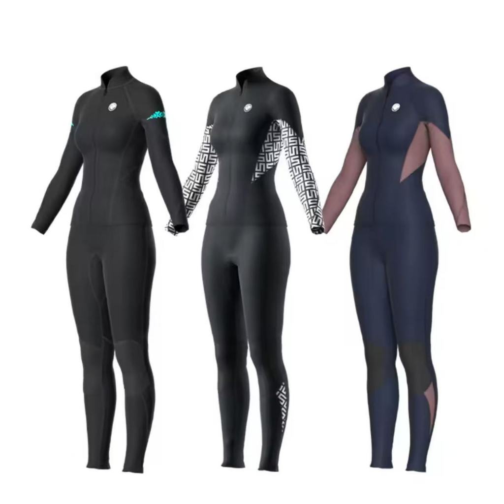 2mm Split Diving Suit Phụ nữ chống lạnh ấm Jellyfish Suit Surf Suit Wet Suit Winter Swimming Suit