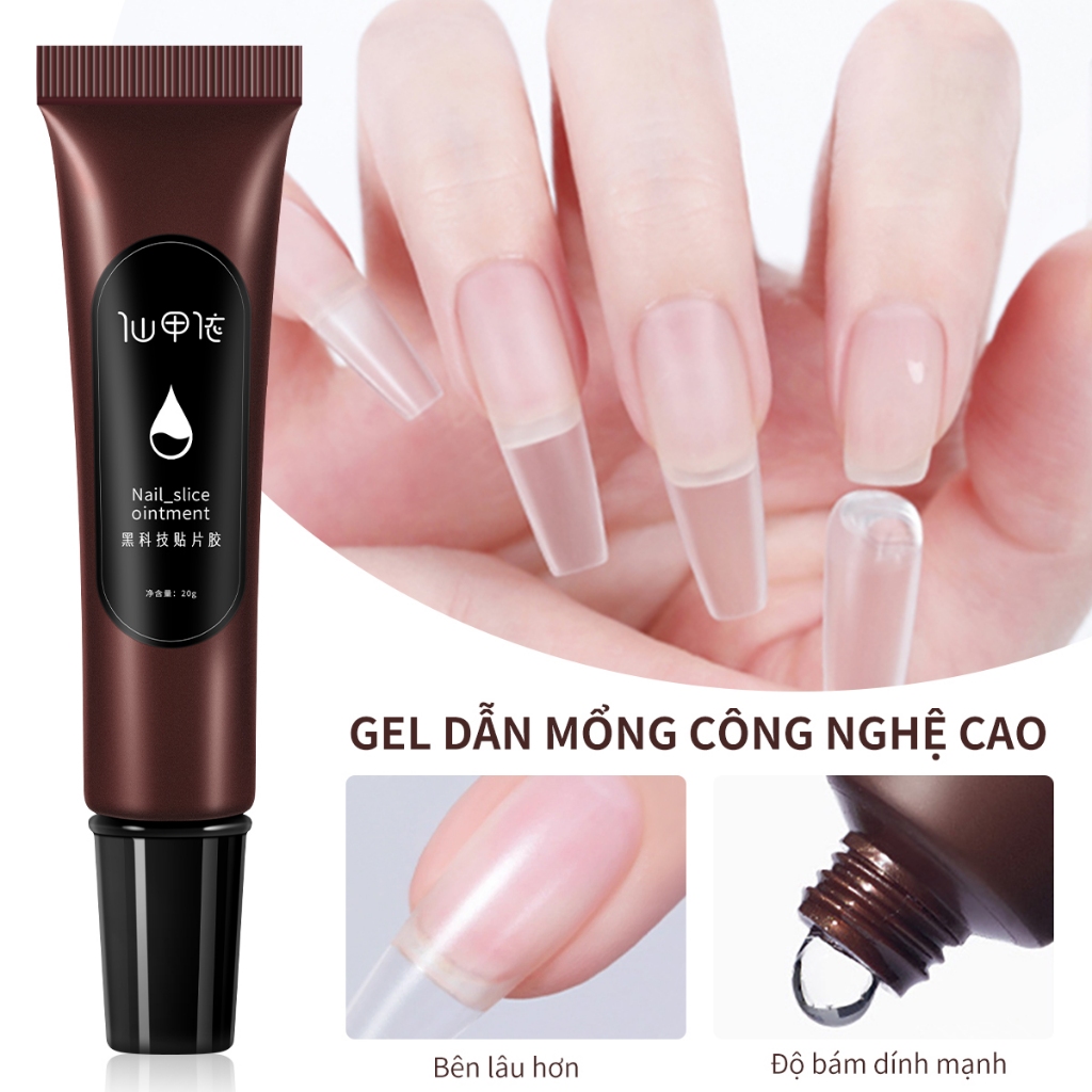 XEIJAYI 20g Gel Dán Móng Úp Siêu Bám – Keo Gel Gắn Móng Tay Giả, Giữ Lâu, Không Bong
